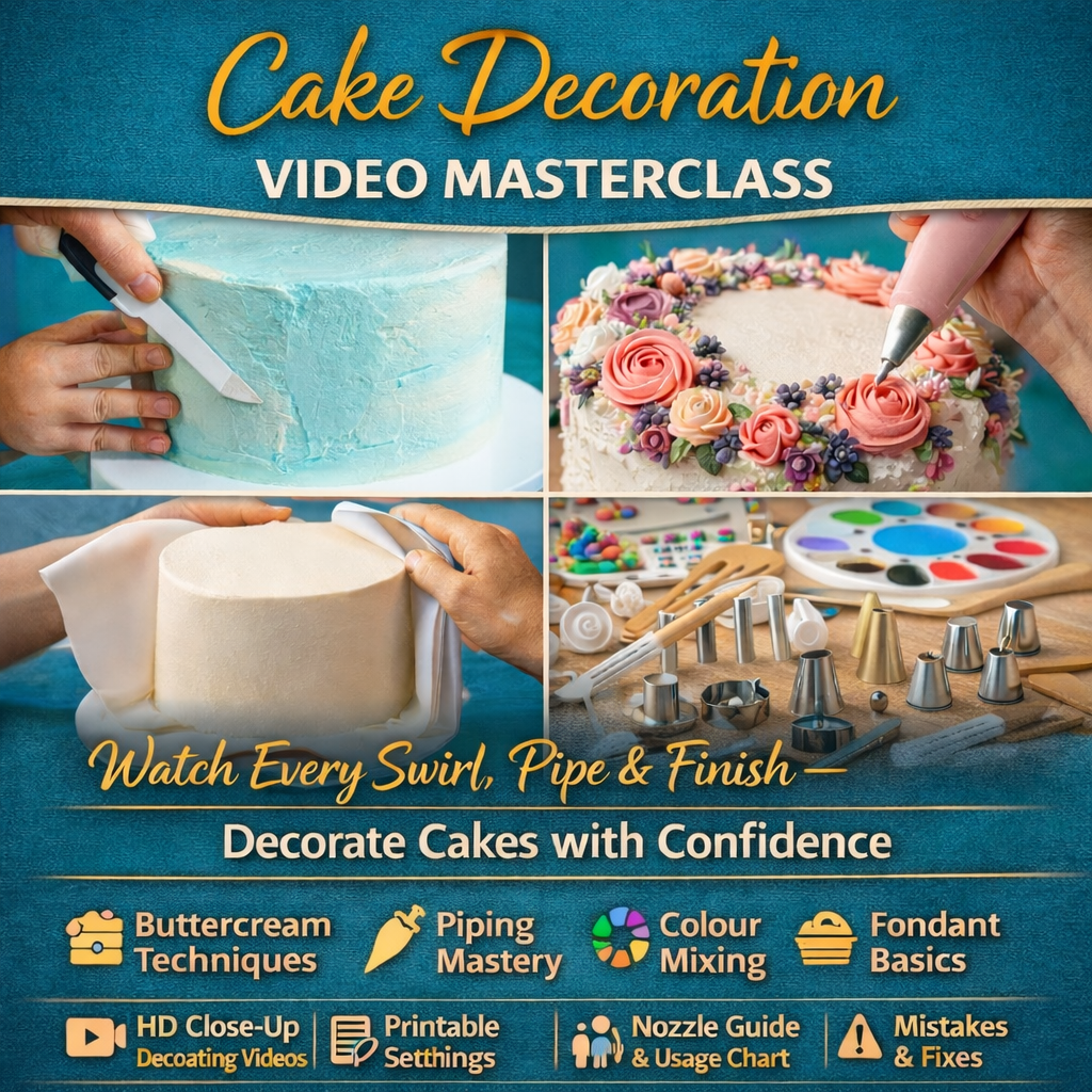 Cake Decoration Video Masterclass