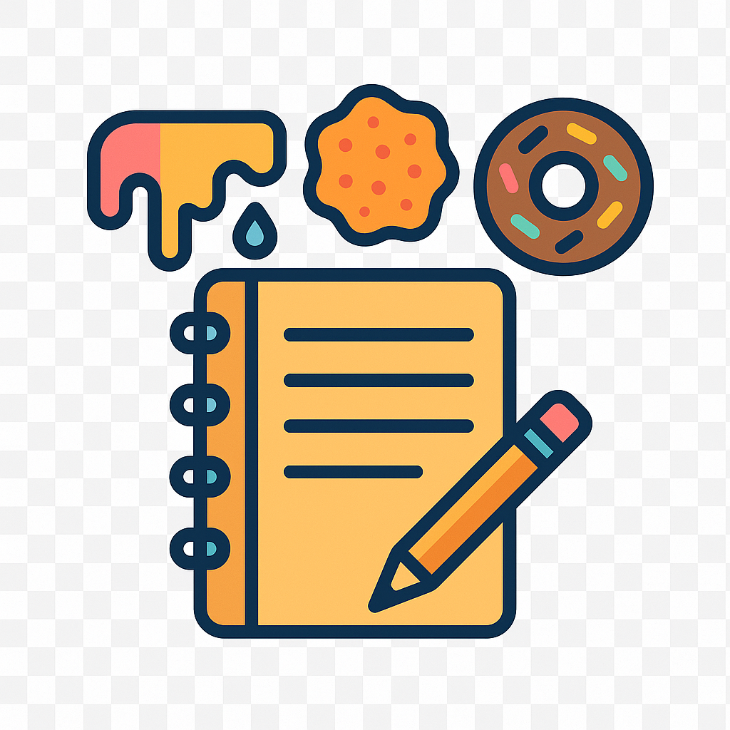 Drips, Textures & Toppings Practice Notes