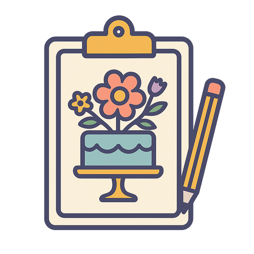 Floral Cake Design Planning Notes