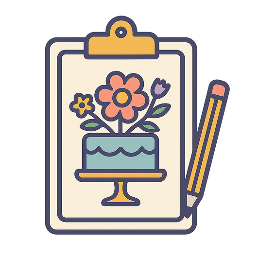 Floral Cake Design Planning Notes